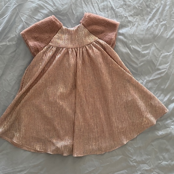 Pippa and Julie, Toddler Dress Iridescent Pink - Picture 1 of 11